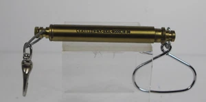 Escala de pesca de latón colgante fina vintage CHATILLON NY EE. UU. MODELO In-30 Inv#WI27 - Imagen 1 de 4
