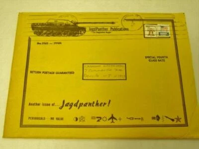 Jagdpanther Magazine - Vol. 3 #11 + The March On India 1944 (UNP) +Orig Envelope - Image 1 of 4