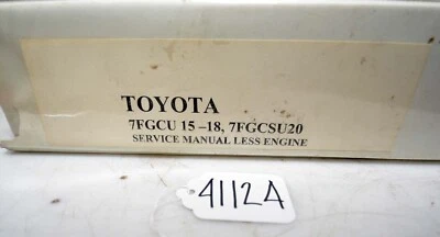 Toyota 7fgcu 15-18 7fgcsu20 Service Manual less Engine (Inv.41124) - Image 1 of 4