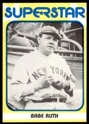 1980 TCMA SUPERSTARS - #41 BABE RUTH NEW YORK YANKEES - Image 1 of 2