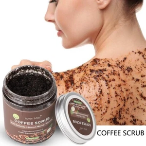 Coffee Face Body Scrub Exfoliator for Anti Cellulite, Stretch Marks and Wrinkles - Picture 1 of 9