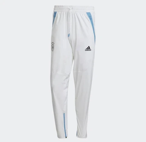 Adidas Germany World Cup 2022 Game Day Travel Pants White Men’s Size Large Cover
