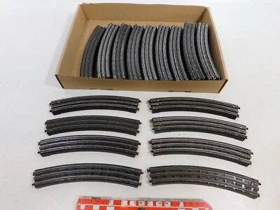 36x Trix Express H0/DC 20/4 Bakelit-Schienen/Gleis/Gleisstück gebogen #CB76-2 - Bild 1 von 4