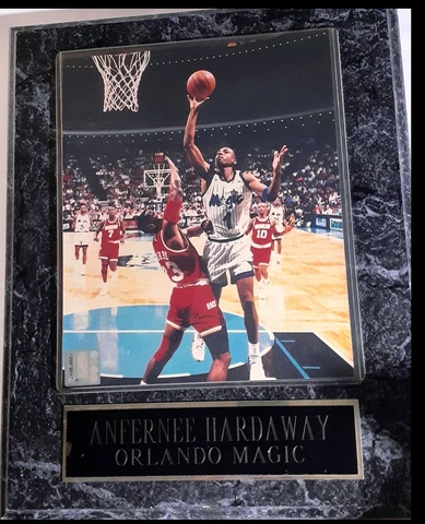 Anfernee Hardaway Penny Wood Plaque  Orlando Magic Cover