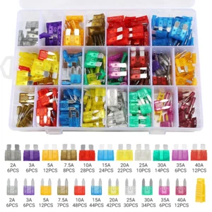 420Pcs Auto Blade Fuse Assortment Kit Set Car Truck Motorcycle Boat Fuses US - Picture 1 of 13