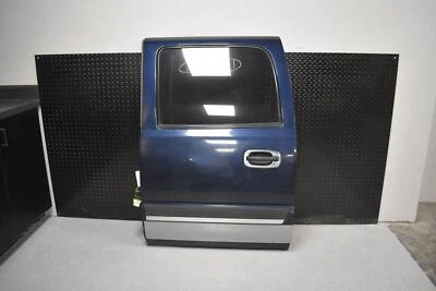 01 - 07 Silverado 1500 Driver LH Left Rear Dark Ming Blue-25U Power Door Shell - Изображение 1 из 4