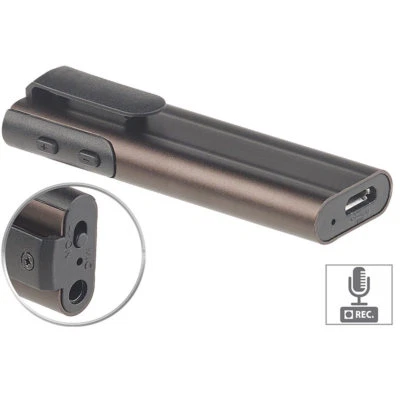 auvisio MP3 Player: Digitaler Voice-Recorder, geräuschaktivierte Aufnahme, 8 GB