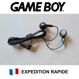 Ecouteurs Game Boy DMG-02 Stereo Headphones GB FAT (bleu $& rouge) NEUF / NEW - Picture 1 of 1