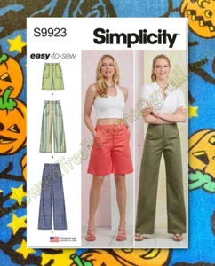 Simplicity 9923 Sewing Pattern miss cargo pants sizes 18-26 UNCUT - Picture 1 of 11