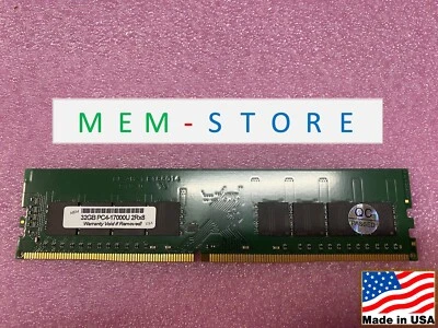 32GB DDR4-2133MHz UDIMM RAM for SuperServer 5018D-FN8T Compatible Memory - Image 1 of 4