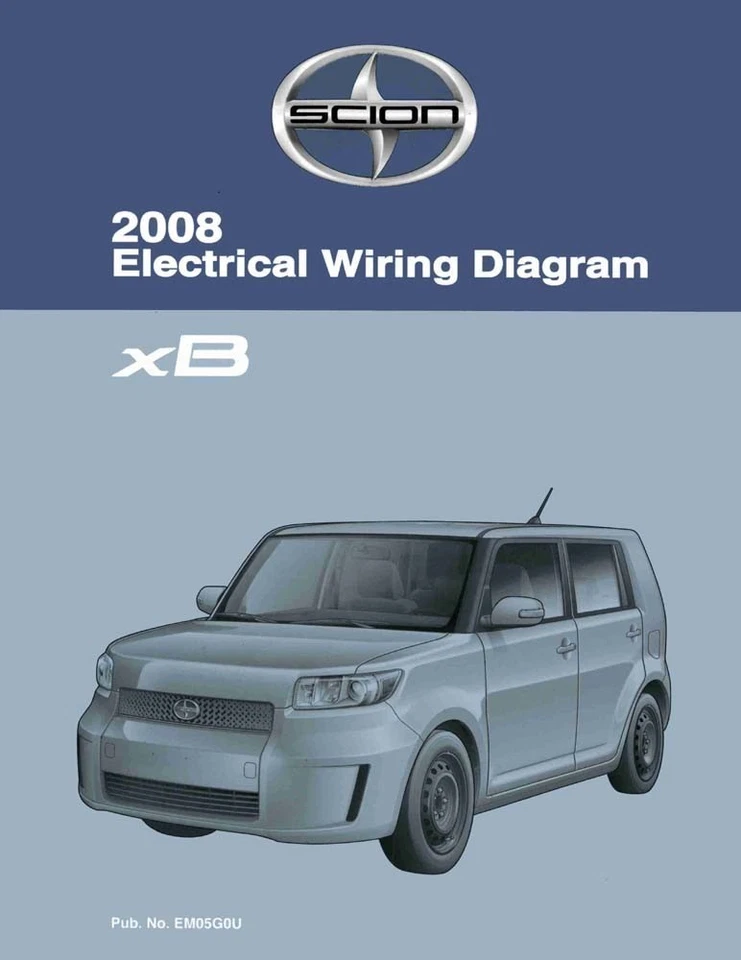 Diagramas de cableado Scion xB 2008 esquemas diseño de fábrica OEM Foto 1 de 1