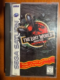 Sega Saturn - Jurassic Park The Lost World - Complete = CIB Case + Game + Manual