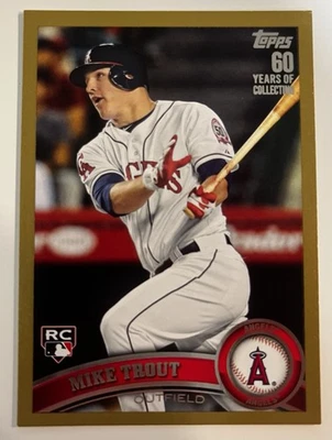 2011 Topps Update Series - Mike Trout #US175 Gold /2011 (RC) - Image 1 of 4