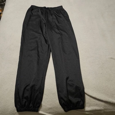 Victoria's Secret Satin Animal Print PJ Lounge Joggers Pants Black SMALL  - Image 1 of 4