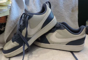 Nike Court Borough 2 Low Grey Fog Mystic Navy Gr. 6 Y Tennisschuhe Sneaker - Bild 1 von 5