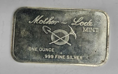 1 Unze 999er silberbarren, Mother-Lode Mint, 1973 Vatertag, unz. - Bild 1 von 2