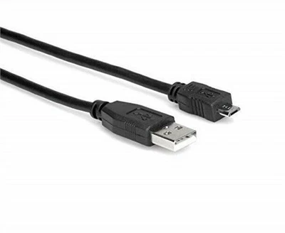 Hosa High Speed USB, Type A To Micro-B, 6 Foot Cable - Image 1 of 2