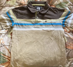 Quiksilver gestreifter mehrfarbiger Kragen Pullover Shirt Kleinkind *siehe Beschreibung* - Bild 1 von 10