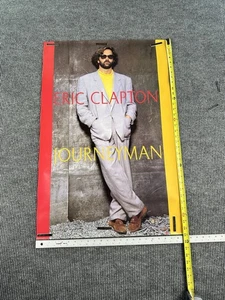 Póster promocional Eric Clapton Journeyman 1989 Reprise Records 23x35 original - Imagen 1 de 5