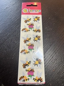 Sandylion Stickers Bumble Bee Bees 1 Sheet - NEW Vintage - Picture 1 of 2