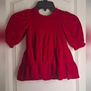 Isobella & Chloe Noella Red Velvet Dress for Toddlers Sz 18 M Christmas Formal N - Picture 1 of 8