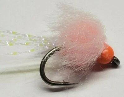 FISH WIZ LLC Bead Head UV Nuke Egg Salmon Egg Size 12 (per 6)