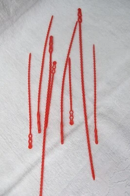 Schnellbinder Blitzbinder Kabelbinder wiederverwendbar 100 st 240mm lang 1 - Bild 1 von 4