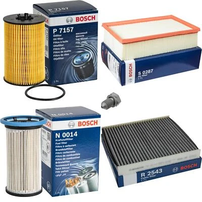 BOSCH Inspektionspaket Filterset für VW Passat Variant 2.0 TDI 1.6 Tiguan Skoda - Bild 1 von 4