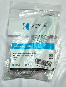 ADSL Broadband Cable - RJ11 - 10 m Keple high quality 2 - Afbeelding 1 van 2