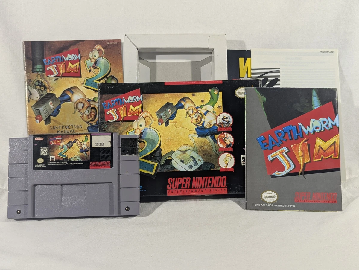 Nintendo SNES Earthworm Jim 2 Video Games for sale | eBay
