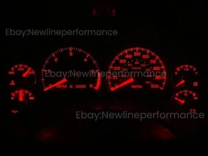 New Red LED Cluster Bulb KIT For Chevrolet GMC Blazer S15 Sonoma Jimmy 2001-2005 - Picture 1 of 2