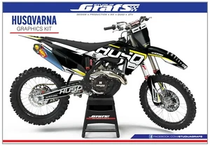 2020 2021 2022 HUSQVARNA FE TE TX Graphics Kit For Husky 250 300 i 350 450 501 - Picture 1 of 6