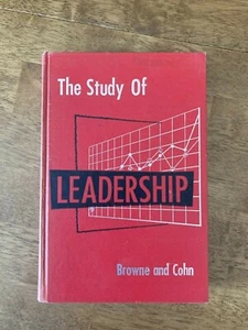 1959 The Study Of Leadership by Browne and Cohn 2nd Printing Hardcover - Bild 1 von 7