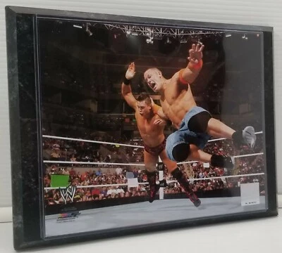 Placa de parede John Cena WWE luta livre mármore preto quadro 8" x 10" tamanho grande - Imagem 1 de 4