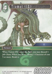 FINAL FANTASY TCG 1 X TIAMAT (IX) 14-048C - COMMUN N0T FOIL - WIND - Picture 1 of 1