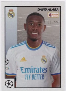 Topps Merlin Heritage 97 2021-22 negro #21 David Alaba - Real Madrid 31/99 - Imagen 1 de 2
