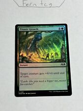 Magic the Gathering Titanic Growth Common Foil Wilds of Eldraine Ships Same Day