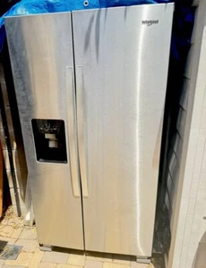 Whirlpool Refrigerator Model WRS335SDHM06 Side By Side 25 Cub/ft , Used 2 Years - Picture 1 of 8