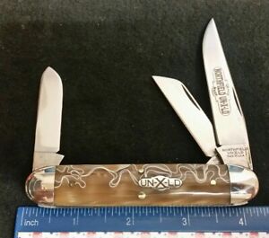 Northfield UN-X-LD Model 53 Cuban Stock knife, 2007, Cat's Cradle Handles, GEC "