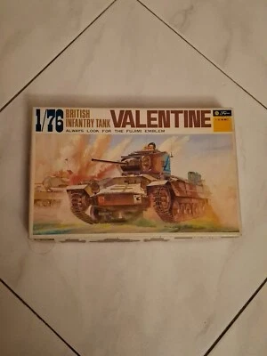 FUJIMI-BRITISH INFANTRY TANK- VALENTINE 1/76- CON SCATOLA - OTTIME CONDIZIONI - Immagine 1 di 3
