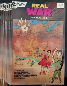 2x copies of  Real War Stories: #1, Eclipse  comic book 1987 SEE PICTURE unread - Picture 1 of 1