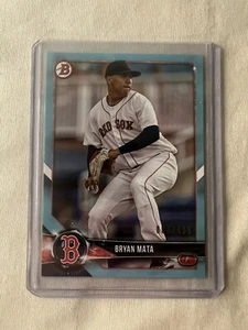 Bryan Mata Bowman Prospect 006/499 Boston Red Sox BD-172 Baseball Card - Picture 1 of 3