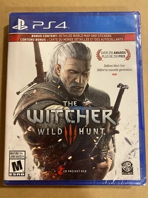 Witcher 3: Wild Hunt (PlayStation 4, 2015) Brand New Factory Sealed Video Game** - Image 1 of 4