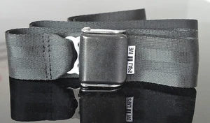 Flugzeuggürtel Flugzeug Gurt by FlapsFive Original Airline Belt - Aviation Black - Picture 1 of 3