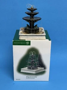 Department 56 FORMAL FOUNTAIN #53321 Village Accessory 2006 RETIRED NIOB - Picture 1 of 12