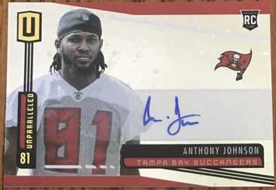 2019 Panini Unparalleled Rookie Autographs Anthony Johnson #300 - Image 1 of 2