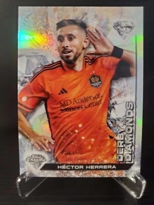 Hector Herrera 2023 Topps Chrome MLS Derby Diamonds Houston Dynamo #DD-11 - Image 1 of 3