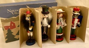 Nussknacker Dorf 4er Set N.O.S. 1994 TOP - Bild 1 von 10