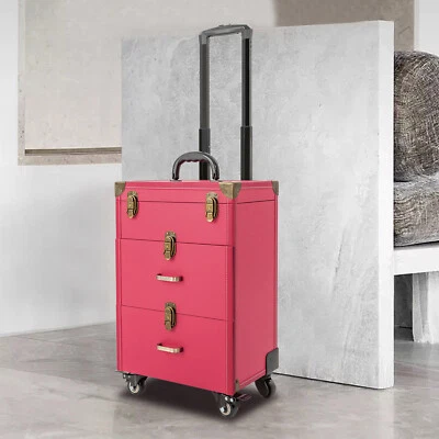 Estuches enrollables organizadores enrollables para cosméticos de viaje para maquillaje esmalte de uñas caja de almacenamiento Foto 1 de 4