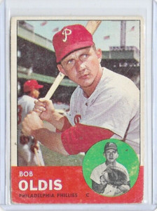 Bob Oldis Philadelphia Phillies 1963 Topps MLB Baseball #404